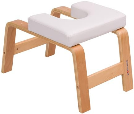 Sport-Thieme Kopfstandhocker Yoga | 2-in-1 Hocker und Sitzfläche | Schont Hals und Wirbelsäule | Muskeltraining | Gepolstert | Schwarz