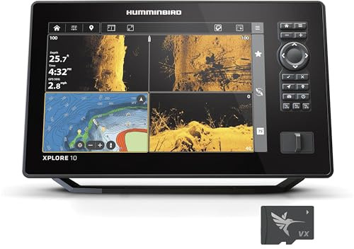 Humminbird XPLORE 10 GPS Fish Finder, MEGA Side Imaging+ & HD Touchscreen (Control Head Only)