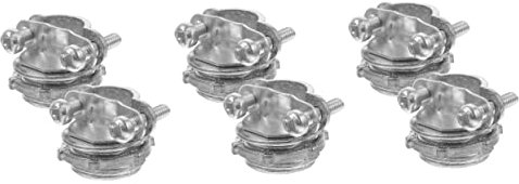 Artibetter 6pcs Nm Clamp Type Cable Connectors Wire Clamp Metal Conduit Cable Sturdy Connectors