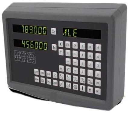 Misurazione accurata Set DRO a 2 assi Kit di lettura digitale da 5um for righello for reticolo con encoder a scale lineari da 0,005 mm 70-1020 mm Torni di fresatura per fresatrici(Only the SDS6-2V)