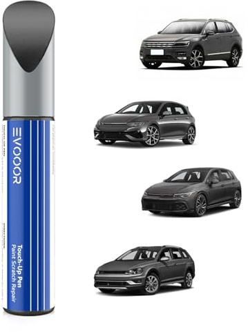 (LR7H) Grigio Indium Ritocco vernice per Volkswagen/VW, riparazione graffi auto, soluzione rapida e facile per la riparazione.