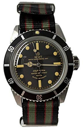 WATCH EXPERIMENTAL UNIT Sea Diver Bond automatisk vintage klocka mitt herr, Silverton