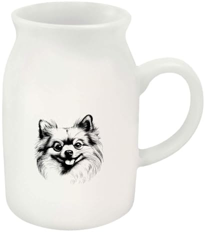 Azeeda 300ml 'Pomeranian Dog' Ceramic Milk Jug (MJ00017773)