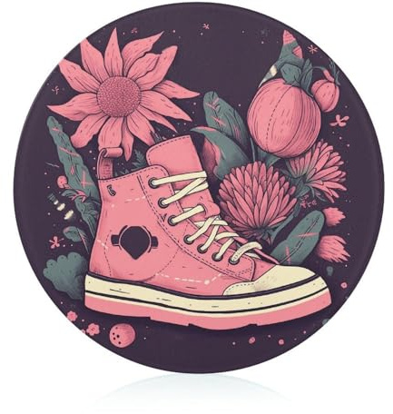 Glasschneidebrett aus gehärtetem Pfirsichschuhen, 20,3 x 20,3 cm, mit Gummifüßen, rutschfestes und hitzebeständiges Obstschneidebrett, kleines Schneidebrett, Geschenk für Küche/Bar/Camping/Hochzeit