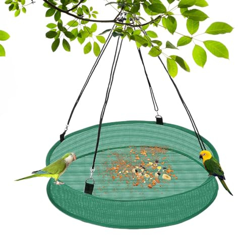 Vogelfutter Auffangschale - Vogelfutterstationen Für Draußen Anti-Überlaufschutz | Vogelfutterstation Vögel Wildvögel Für Balkon Terrasse Einfahrt Platzsparend