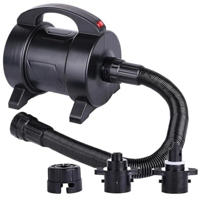 Elektrisk Pump Luftmadrasspump Snabb Uppblåsning Luftpump Uppblåsningstömare Med 2 Munstycken For Luftmadrass Flotte Båt Snabb Inflation Och Deflation