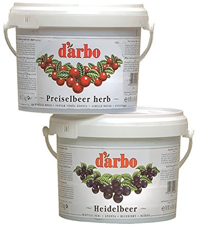 Confettura extra Mirtilli rossi 2 kg. - Darbo Naturrein