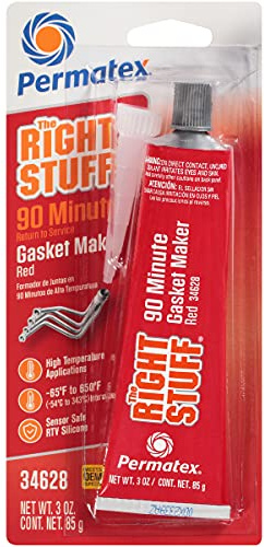 S/S Permatex® – The Right Stuff® – Machine à joints RTV rouge 90 min – 85 g #34628