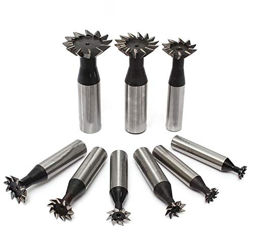 14 mm x 60 ° End Mill - Dovetail spårskärare HSS rak skaft Dovetail spårskärare ände Mill CNC Bit