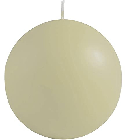 Candela sferica, 80 mm, champagne