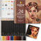 Castle Art Supplies Aquarellstifte zum Thema Porträts | 24 erlesene, leuchtende Farben | Zeichnen & Malen zugleich | Für erfahrene Künstler, zum Verschenken | Exklusive Blechdose