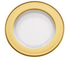 SWEET HOME Plato para pan de cristal transparente banda dorada metalizada, cód. SV00601AU cm 1h diám. 15 by Varotto & Co.