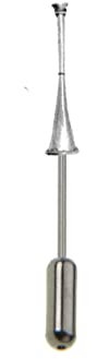 pp-e15 Jagdhorn Englisches Zinn auf einer Krawattennadel – kann auf viele Arten getragen werden und verschönert Ihre Kleidung, Einheitsgröße, Metall