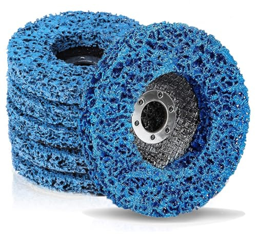 6PCS Strip Discs 125mm Paint Scraper Rust Remover for Angle Grinder & Metal | Durable Paint Stripper Abrasive Wheel Surface Polish Clean Tool Remove Paint Coating Rust Welds Oxidation