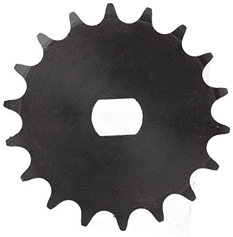 BuyWeek Motor-Kettenrad, 428 Kettenritzel, Kohlenstoffstahl-Antriebsrad für MY1020 MY1012 ZXF1122, H-Loch 12 X 17 Mm (18T)
