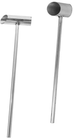 FUNOMOCYA 2pcs Ergonomic Handle Marshmallow Candy Scooper Reusable Sugar Scoop for Kitchen