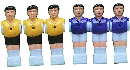 Anneome 8stücke Teiliges Zubehör Kunststoff Ersatz Für Tischfußballfiguren Zufällige Farbe Passend Für Standard-kickerstangen Turnierstil