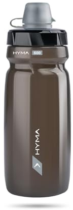 R1 Raceone Hyma Fahrradflasche, 600 cc, Farbe Smoke, hergestellt in Italien