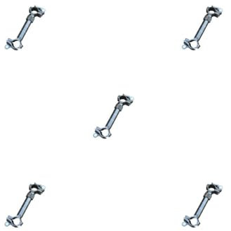 Timcryxient 5 set Fishing Chair Umbrella Holder Clip Clamp Lawn Outside Camping Umbrella Stand Grey