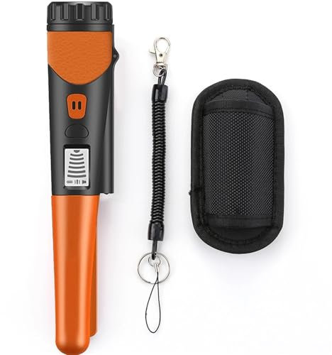 Metal Detector, GP-Pointer Metal Detector Portatile Pinpointer Impermeabile Metal Search Gold Detector Posizionamento Professionale Cacciatore di Tesori(Oranje)