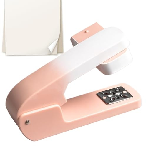 360 Degree Swivel Stapler - Book Binding Stapling Machine, 20 Sheet Capacity | Multi Angle Desk Accessories Office Home, Rotating Long Arm Stapler Tool Supply Kit for Booklet Pamphlet Making Item