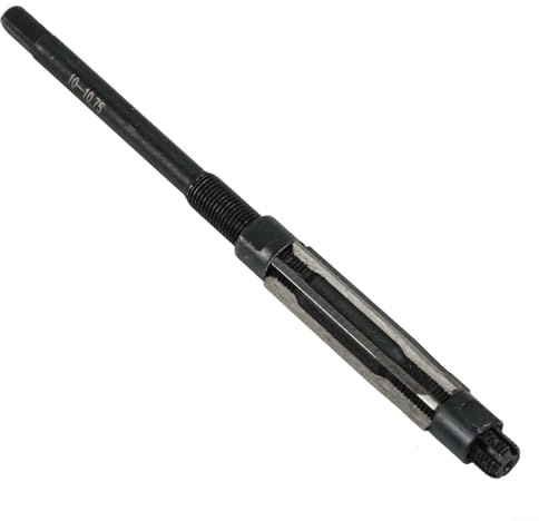 Alesatore a mano, regolabile, in HSS, strumento metrico per alesatore metrico, 10 mm, 26 mm, per migliorare la lavorazione dei fori e la finitura levigante (10-10,75)