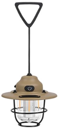 WATERBELINE Lanterne da campeggio, a tenuta stagna, lampada da campeggio ricaricabile, lampada da appendere con 4 modalità di illuminazione