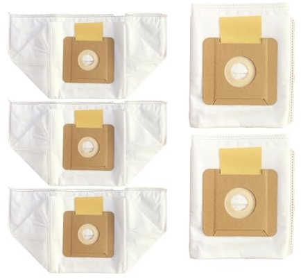 5pcs Vacuum Cleaner Bags ，Compatible for Kärcher ，VC2 VC 2 Premium 2.863-236.0 Vacuum Cleaner Attachment Dust Bags Sweeper Parts Vac Bags