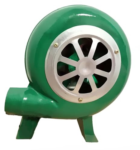 BJdfgE Ventilatore elettrico for barbecue 220 basso centrifugo Mini fabbro Forgia con guscio in ferro(80W)