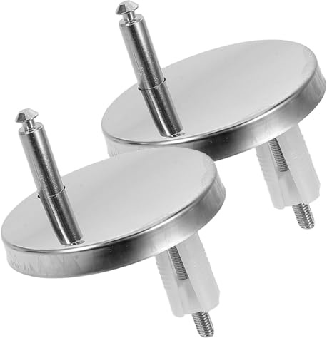 Beaupretty 2 Pares de Tornillos con Tapones de Expansión de Goma y Plástico para Fijación Rápida para Montaje Seguro y Resistente de Asiento de Inodoro