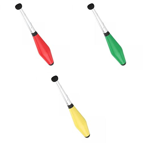 Aymzbd Lot de 3 Massues de Jonglage avec épingles - Jouet Comique pour Clown Débutant