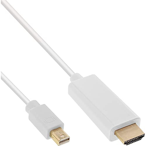 InLine 17172I - Adaptador HDMI/Mini DisplayPort, Blanco