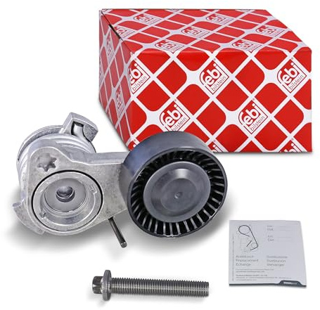 febi bilstein 28708 Riemenspanner für Keilrippenriemen, mit Schraube, 1 Stück | Kompatibel mit: BMW 1, 1, 1 Cabriolet, 1 Coupe, 3, 3 Cabriolet, 3 Coupe, 3 Touring, 5, 5 Touring, 5 Touring, 6, 6 Cabriolet