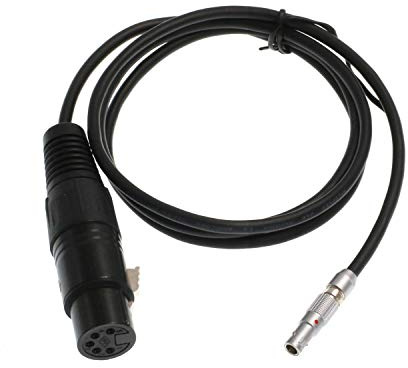 HangTon XLR 5 Pin Female to 00B 5 Pin Line Level Input Audio Cable for ARRI Alexa Mini Camera