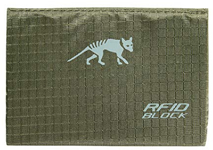 Tasmanian Tiger TÜV geprüfter TT Card Holder RFID B Brieftasche Ausleseschutz Geldbörse NFC Auslesesicher Portemonnaie Kreditkarten-Tasche (Oliv)