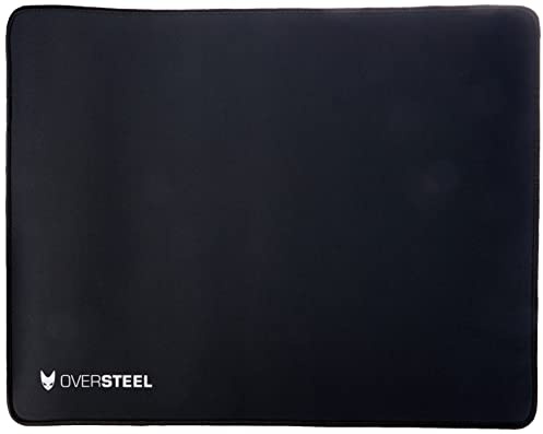 Oversteel - NEBULA PC-Gaming-Mauspad, Größe L (450 x 350 x 4 mm), Schwarz