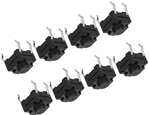 Interruptor de botón táctil suave de seguridad 100 piezas, mini interruptor, interior para industrias electrónicas