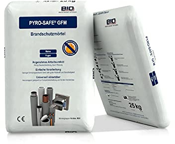 BIO Brandschutz Pyro-Safe GFM Brandschutzmörtel M3 25 Kg/Sack