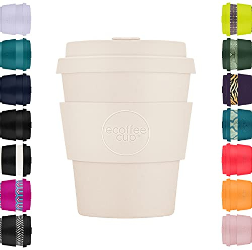 Ecoffee Cup 240ml (8oz) Gobelet Réutilisable – À Base de Plantes, Sans BPA, Léger, Compatible Lave-Vaisselle & Micro-ondes – Waicara