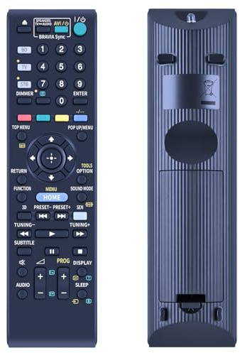 TCNOUMT RM-ADP077 Fernbedienung Geeignet für Sony Disc DVD Heimkino BDV-N590 BDV-N790W BDV-N990W BDV-N890W HBD-NF620 Sony AV-System RM ADP077 Ersatz-Fernbedienung