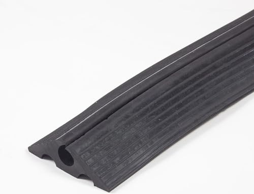 The Ramp People Rubber Outdoor Cable Cover 1m 20mm Diameter | 1m - 9m Lengths, 2cm Cable Protection Indoor & Outdoor Use | 2 Ton Capacity for Pedestrians & Cars, Vehicles
