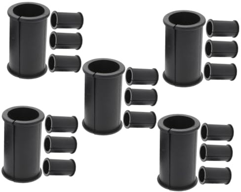 Mikikit 20pcs Microphone Shock Cover Rubber Sleeve Protective Cover for Mic Accessories for Outdoor Camera Head Mic Use