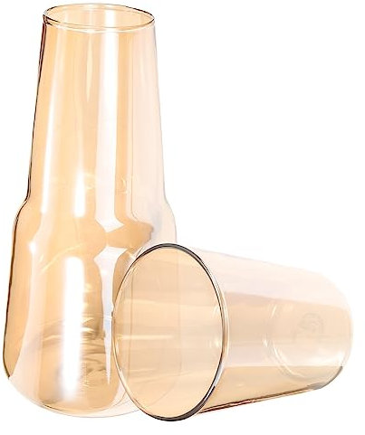 Alipis Elegant Glass Drinking Water Bottle Set Carafe and Cup for Bedside or Desktop