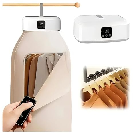 Wäschetrockner Elektrisch 600W, Mini Wärmepumpentrockner mit Timer | 600W, tragbar, kompakt, mit Timer, für Kleidung, Schuhe, Apartment, Zuhause, Reisen
