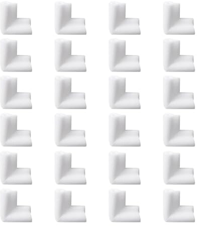 Watreketal 24 Stück Bilderrahmen verspiegelte Schaumstoff-Eckenschutz, Verpackungskantenschutz für sicheres Bewegen und Versand