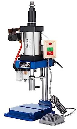 200 kg vertikale pneumatische Stanzpresse, Lochstanzmaschine, Fußpedal, manuell for Biegen, Nieten, Extrusionsformen für Anfänger zum Selbermachen