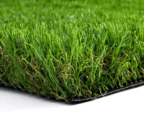 Steffensmeier Kunstrasen Java 55 mm 3.033 g/m² extrem UV-beständig+ Strong Kollektion Grün, Größe: 100x1000cm