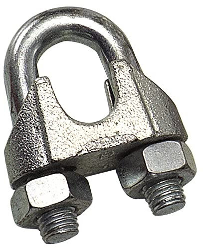 Sujetacables - sujetacables galvanizado de 5 mm, ideal para uso doméstico, resistente y duradero, perfecto para organizar cables en casa.