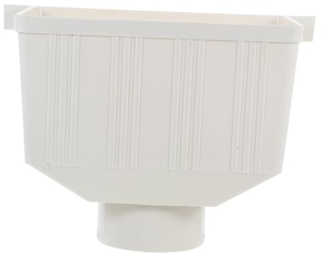 iplusmile Data [ Deviatore Per Grondaia Pvc 75x50 Mm Connettore Drenaggio Acqua Piovana Per Villa Protezione Fondazioni e Raccolta