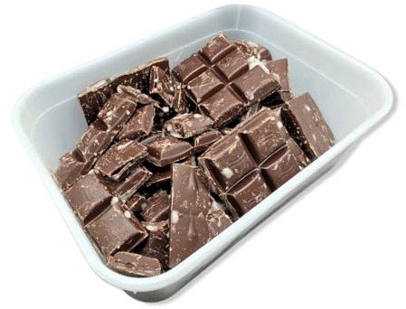 BROKEN DARK CHOCOLATE PIECES WITH MINT FONDANT 1kg - Bulk Chocolate Chunks, Toppings, Decorations | Dark Mint Chocolates Dessert Mix For Snacking, Baking, Catering | Mint Choc Pieces